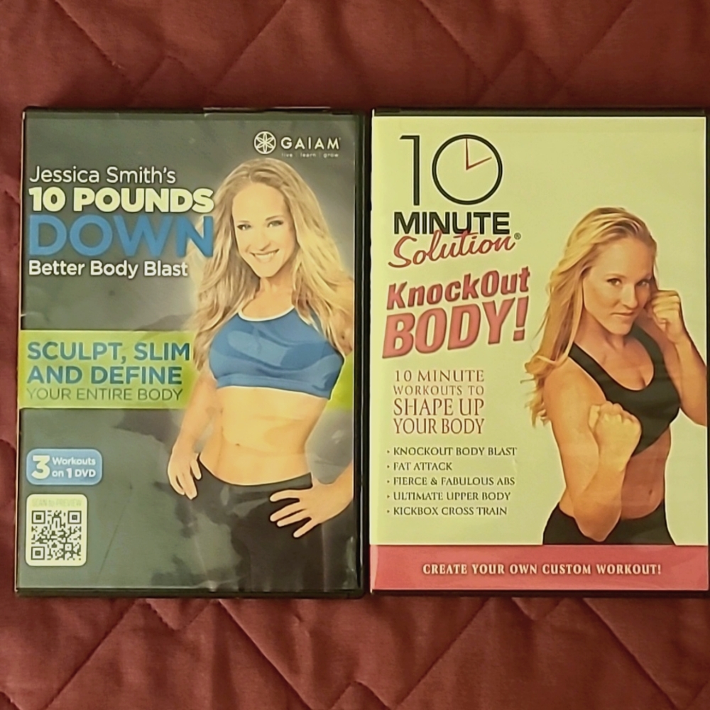 Two Jessica Smith workout DVDs